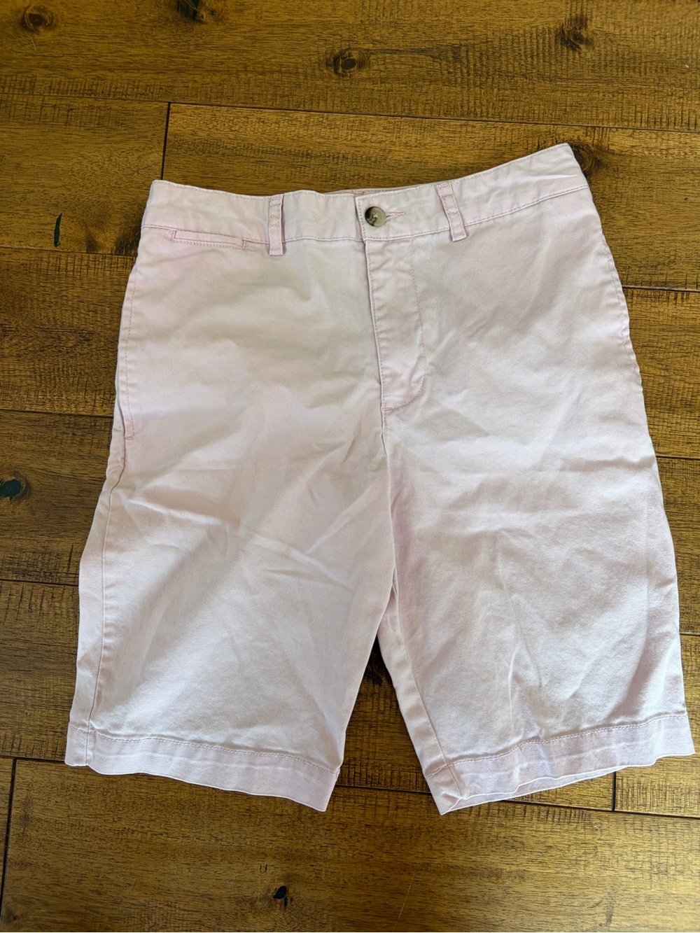 Polo Ralph Lauren Boys Sz 12 Pink Chino Flat Front Shorts Classic Preppy Coastal
